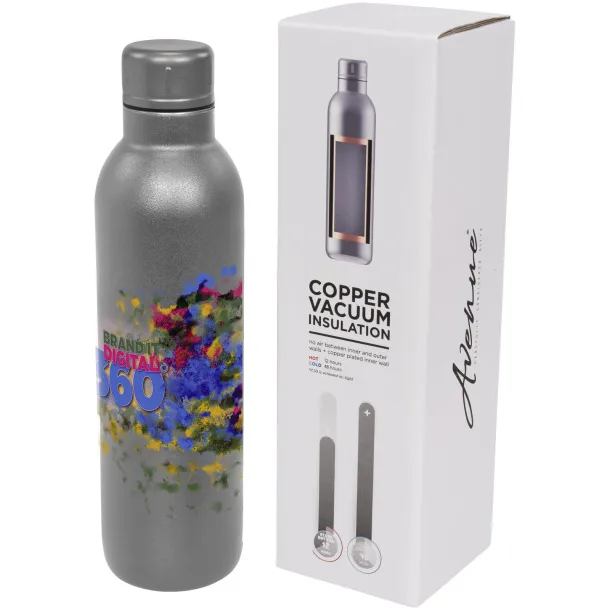 Thor 510 ml copper vacuum insulated sport bottle Grey