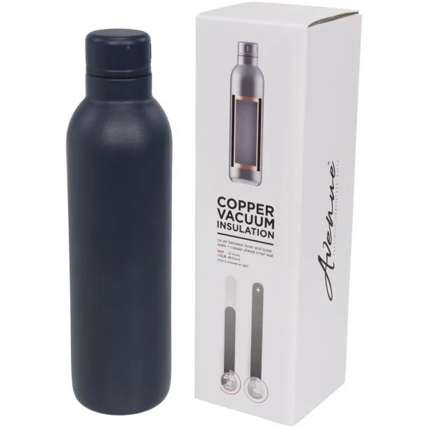 Thor 510 ml copper vacuum insulated sport bottle Blue