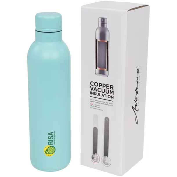 Thor 510 ml copper vacuum insulated sport bottle Mint green