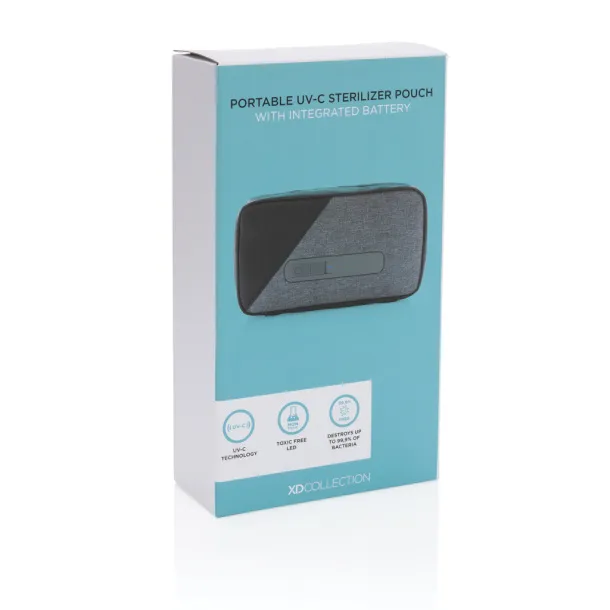  Prijenosni UV-C sterilizator s integriranom baterijom - XD Collection Siva