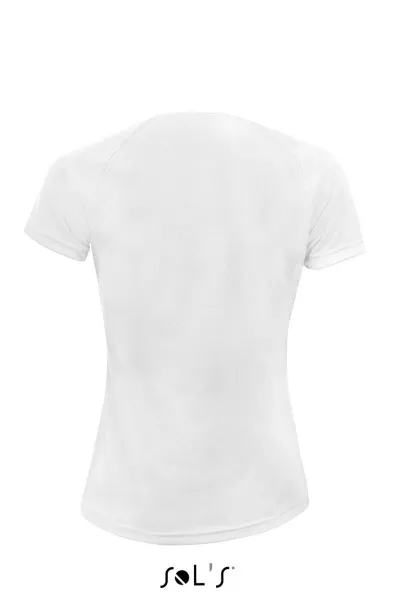  SOL'S SPORTY WOMEN - RAGLAN-SLEEVED T-SHIRT- 140 g/m² - SOL'S White