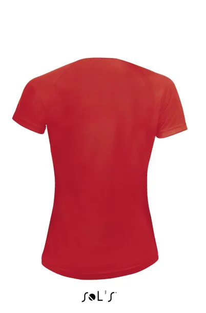  SOL'S SPORTY WOMEN - RAGLAN-SLEEVED T-SHIRT- 140 g/m² - SOL'S Red