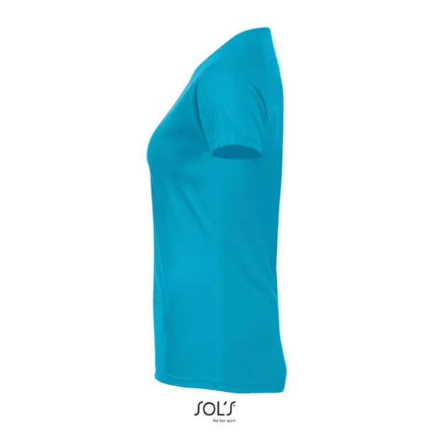  SOL'S SPORTY WOMEN - RAGLAN-SLEEVED T-SHIRT- 140 g/m² - SOL'S Aqua