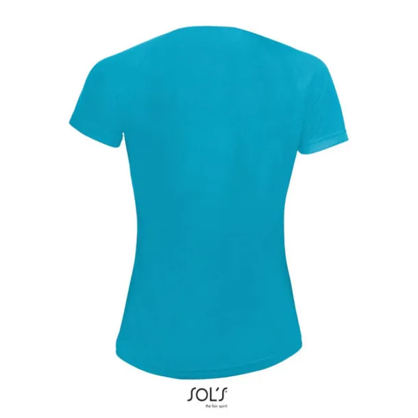  SOL'S SPORTY WOMEN - RAGLAN-SLEEVED T-SHIRT- 140 g/m² - SOL'S Aqua