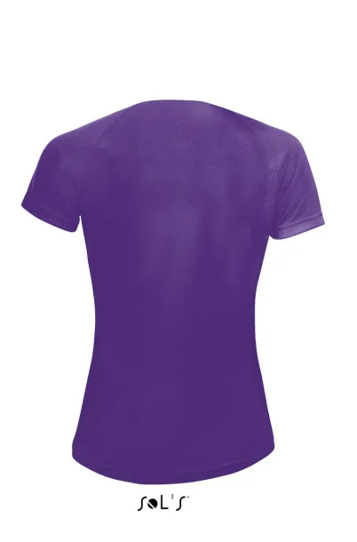  SOL'S SPORTY WOMEN - RAGLAN-SLEEVED T-SHIRT- 140 g/m² - SOL'S Dark purple