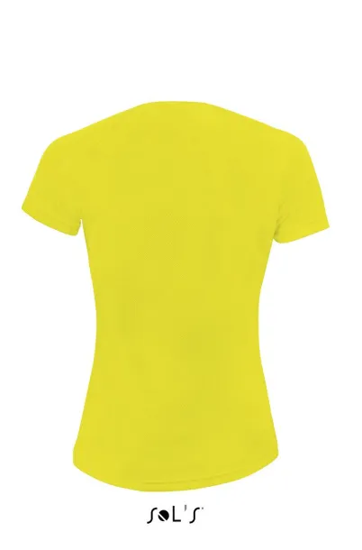  SOL'S SPORTY WOMEN - RAGLAN-SLEEVED T-SHIRT- 140 g/m² - SOL'S Neon yellow