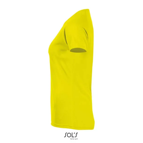  SOL'S SPORTY WOMEN - RAGLAN-SLEEVED T-SHIRT- 140 g/m² - SOL'S Neon yellow