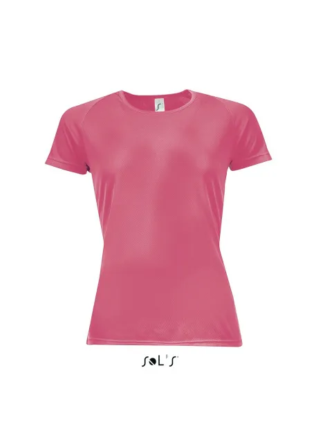  SOL'S SPORTY WOMEN - RAGLAN-SLEEVED T-SHIRT- 140 g/m² - SOL'S Neon Coral