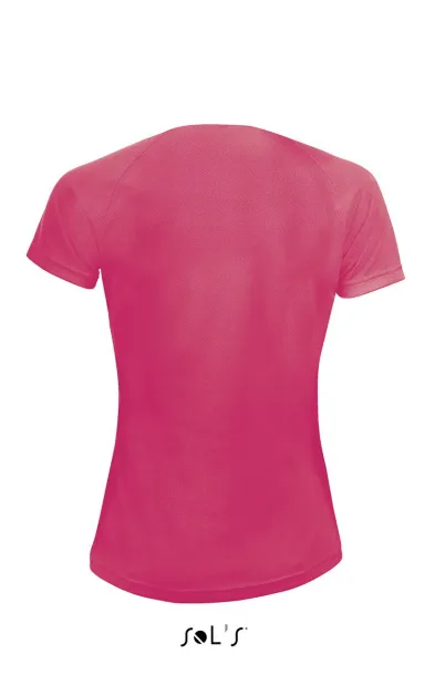  SOL'S SPORTY WOMEN - RAGLAN-SLEEVED T-SHIRT- 140 g/m² - SOL'S Neon Coral