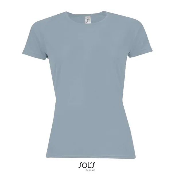  SOL'S SPORTY WOMEN - RAGLAN-SLEEVED T-SHIRT- 140 g/m² - SOL'S Pure Grey