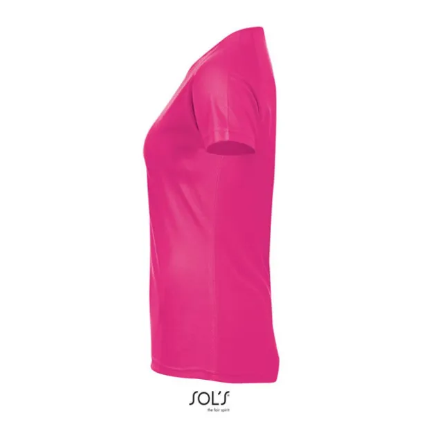  Ženska sportska majica - 140 g/m² - SOL'S Neon Pink 2