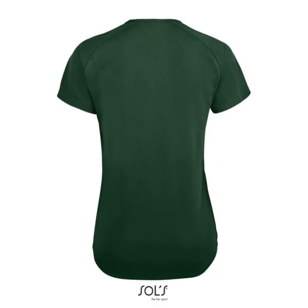  SOL'S SPORTY WOMEN - RAGLAN-SLEEVED T-SHIRT- 140 g/m² - SOL'S Šumski zelena
