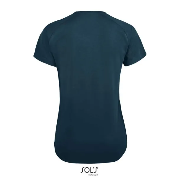  SOL'S SPORTY WOMEN - RAGLAN-SLEEVED T-SHIRT- 140 g/m² - SOL'S Petroleum Blue