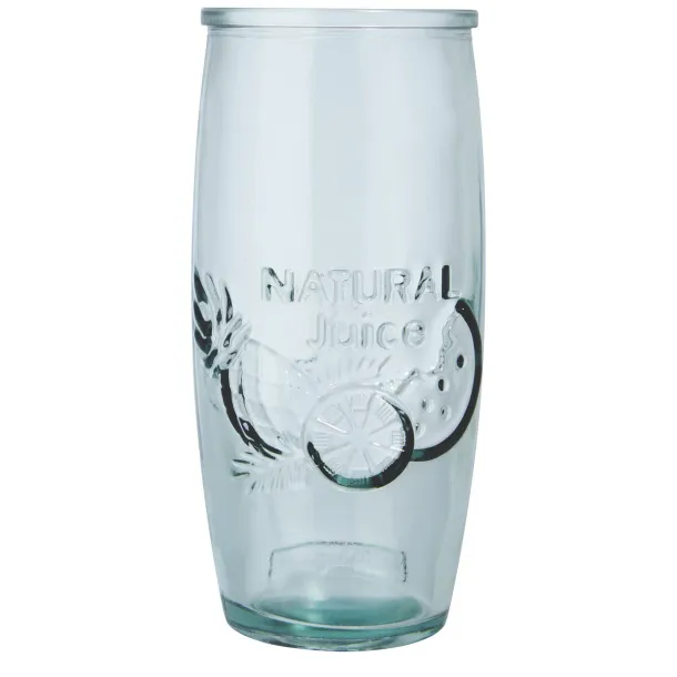 Verano recycled glass cocktail cup with squeezer - Authentic White