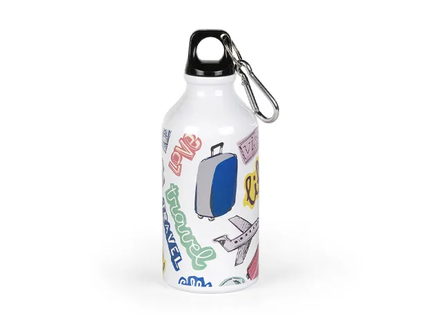 CAMPUS SUBLI Sports bottle, 400 ml Bijela