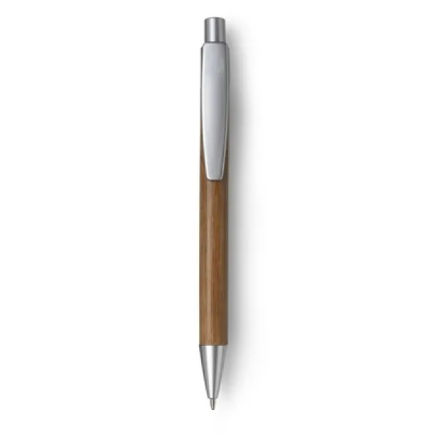  Bamboo ball pen Srebrna