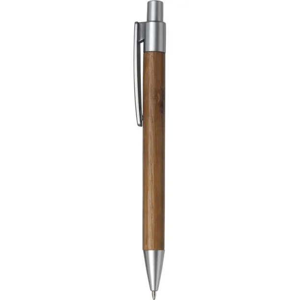  Bamboo ball pen Srebrna