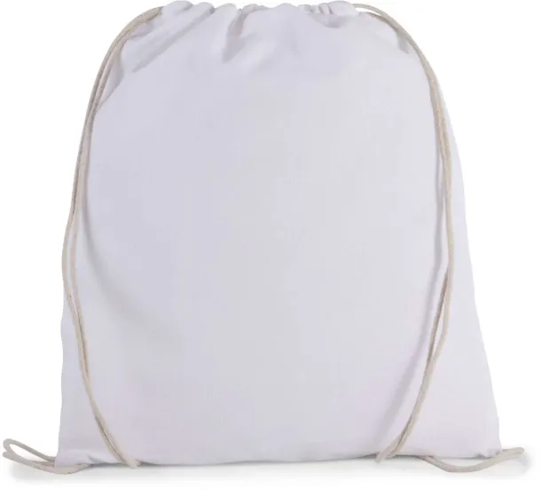  ORGANIC COTTON SMALL DRAWSTRING BAG - Kimood White