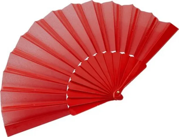  Hand fan Crvena