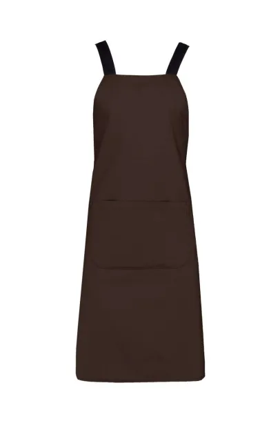  ORGANIC COTTON APRON - Kariban Chocolate