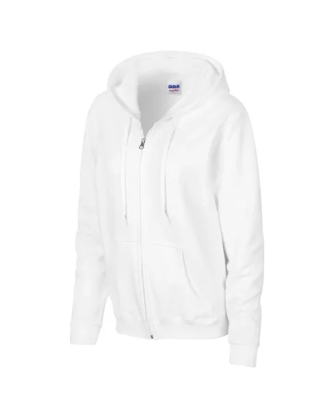  HEAVY BLEND™ LADIES' FULL ZIP HOODED SWEATSHIRT - Gildan White