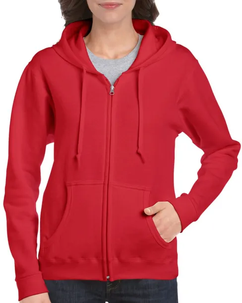  HEAVY BLEND™ LADIES' FULL ZIP HOODED SWEATSHIRT - Gildan Red