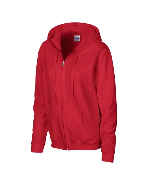  HEAVY BLEND™ LADIES' FULL ZIP HOODED SWEATSHIRT - Gildan Red