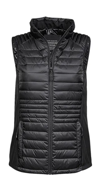  Ladies Crossover Bodywarmer - Tee Jays Black Black