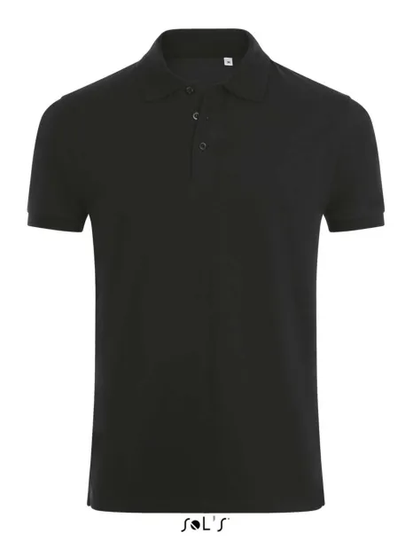  Muška polo majica s 95% pamuka, 220 g/m2 - SOL'S Crna
