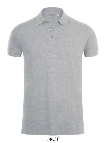  SOL'S PHOENIX MEN - COTTON-ELASTANE POLO SHIRT - SOL'S Grey Melange