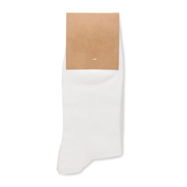 TADA L Pair of socks in gift box L White