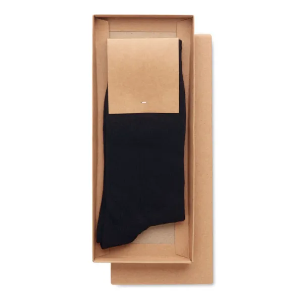 TADA L Pair of socks in gift box L Black