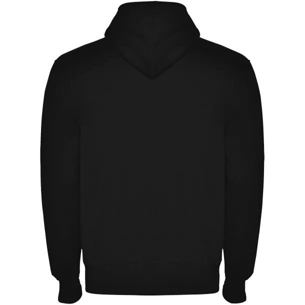 Montblanc unisex hoodie s punim patentnim zatvaračem, 280 g/m² - Roly Crna