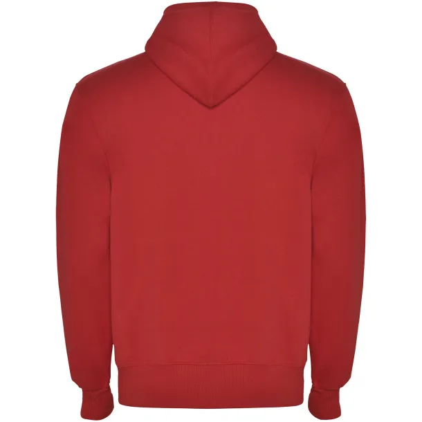 Montblanc unisex hoodie s punim patentnim zatvaračem, 280 g/m² - Roly Crvena