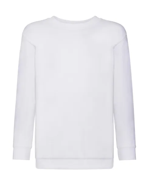  Klasični dječji pulover, 280 g/m² - Fruit of the Loom Bijela