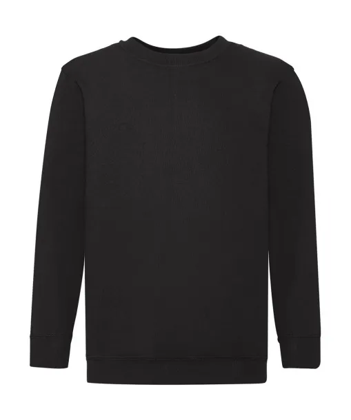 Klasični dječji pulover, 280 g/m² - Fruit of the Loom Crna