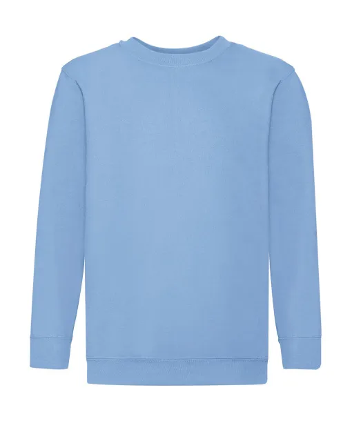  Kids Classic Set-In Sweat - Fruit of the Loom Sky blue