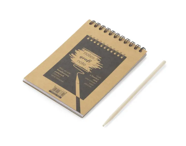 GRAFI Scratch note Smeđa