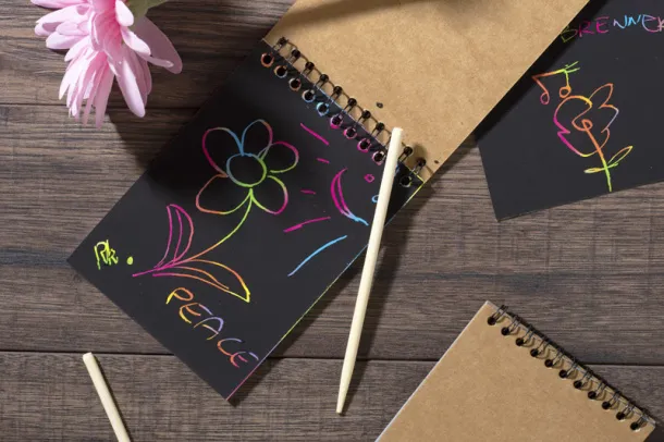 GRAFI Scratch note Smeđa