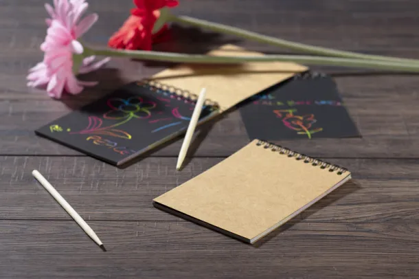 GRAFI Scratch note Smeđa