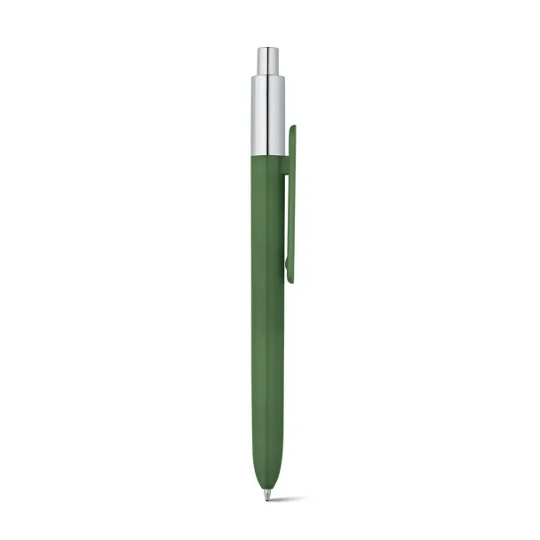 KIWU Chrome ABS ballpoint with shiny finish and top with chrome finish Green