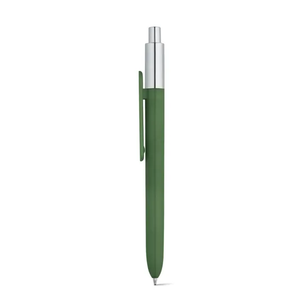 KIWU Chrome ABS ballpoint with shiny finish and top with chrome finish Green