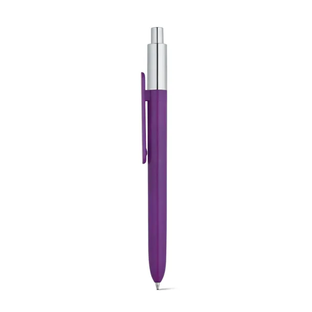 KIWU Chrome ABS ballpoint with shiny finish and top with chrome finish Purple