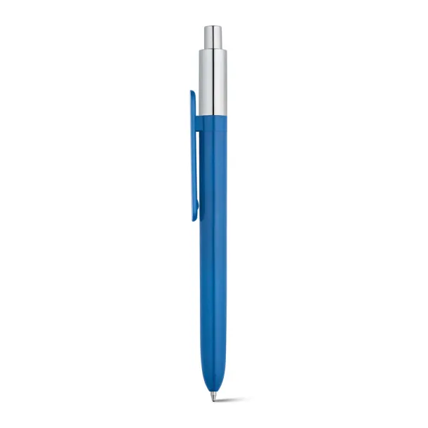 KIWU Chrome ABS ballpoint with shiny finish and top with chrome finish Light blue