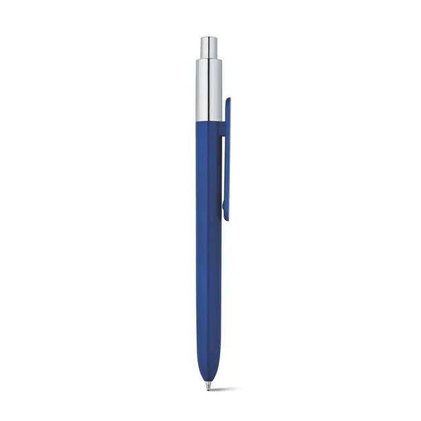 KIWU Chrome ABS ballpoint with shiny finish and top with chrome finish Blue