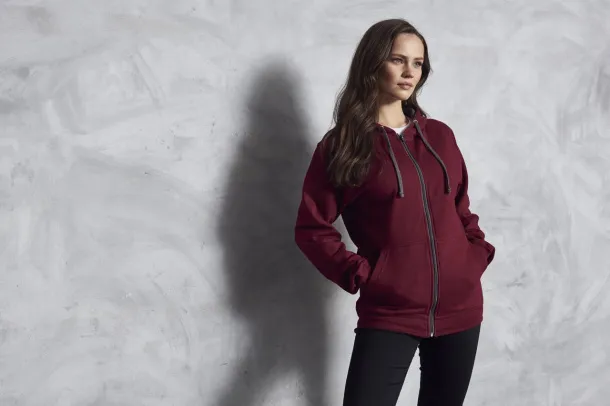  Sveučilišna hoodica s patentom - Just Hoods Crna Squidgy Ginger Cat