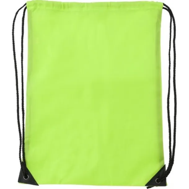  Drawstring bag lime green