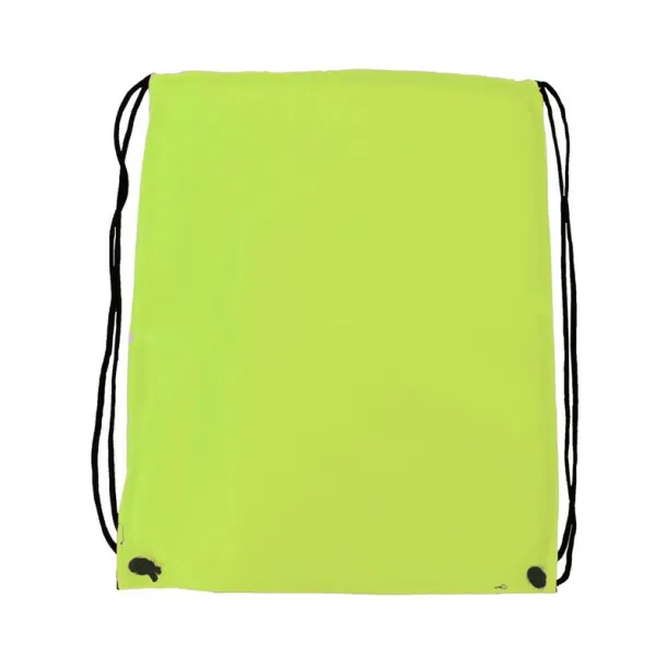  Drawstring bag lime green