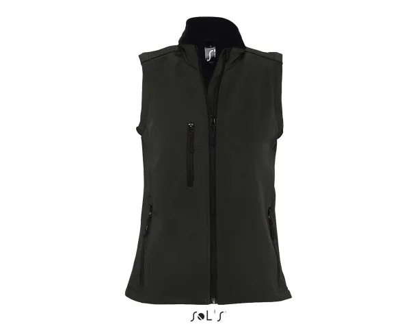  SOL'S RALLYE WOMEN - SLEEVELESS SOFTSHELL JACKET - SOL'S Black