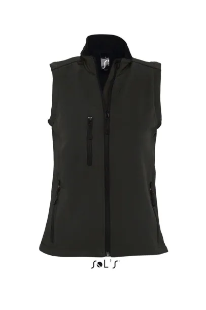  SOL'S RALLYE WOMEN - SLEEVELESS SOFTSHELL JACKET - SOL'S Black